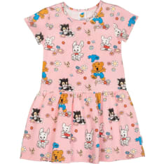 Bamse by Martinex Nalle ja kukat kids dress