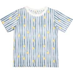 Ma-ia Family Lemon stripe children's t-shirt