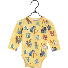 Moomin Alphabet children's bodysuit
