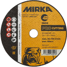 Mirka PRO 76x1,6x10mm metallilaikka