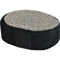 Finnmari black linen/terry sponge