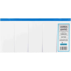 Luontevat 75 sheets 5-part slip pad