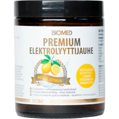 Biomed Premium Elektrolyyttijauhe Royal Sitrus ravintolisä