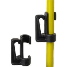 There were 25 additional insulators for the fiberglass pole