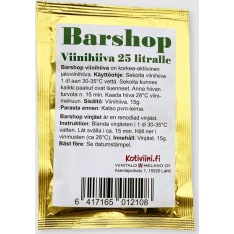 Barshop wine yeast 15 g