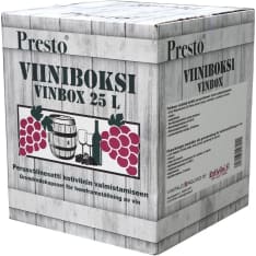 Presto Viiniboksi wine brewery