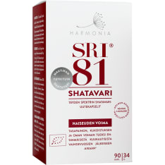 Harmonia SRI81 Luomu Shatavari-uutekapselit 34g/90kaps ravintolisä