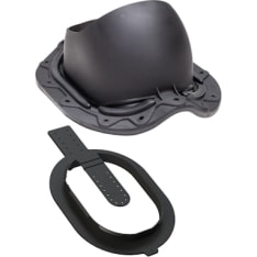 Vilpe black sheet metal roof penetration set
