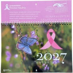 Mappikalenteri Roosa Nauha 2027