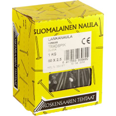 Koskensaaren 60x2,5 kirkas lankanaula