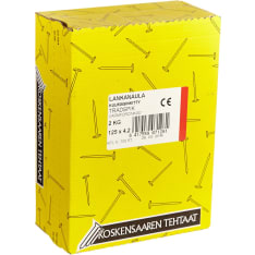 Koskensaaren 125x4,2 kuumasinkitty  lankanaula