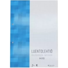 Bantex A4 100 sheets 7x7 mm squared notepad