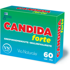Via Naturale Candida Forte 60 tabl. dietary supplement