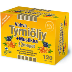 Strong Sea Buckthorn Oil + Blackberry Omegat 120 caps. fatty acid supplement
