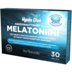 Via Naturale Melatonin 1,9 mg Bi-active food supplement