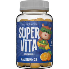 Via Naturale Super Vita Kalsium + D3 gummies 60 kpl ravintolisä