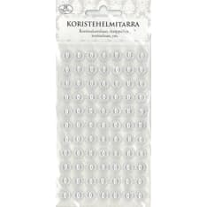 J.K. Primeco valkoinen koristehelmitarra