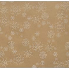 JK Primeco Snowflake natural gift wrap