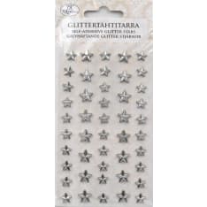 Rhinestone sticker Star silver