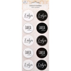 Text sticker Lahja Sinulle black and white
