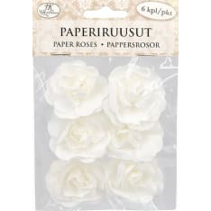 J.K.Primeco iso valkoinen paperiruusu