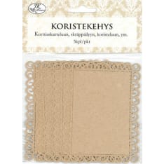 Decorative frame rectangle red 5pcs