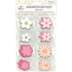 Die cut Layered flowers