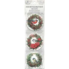 J.K. Primeco narrow Birds and wreaths Die cuts