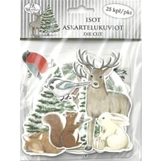 J.K. Primeco Big die cuts Talvi luonto 25pcs