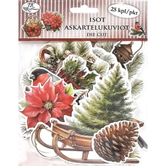 J.K. Primeco 25pcs Christmas theme vintage Big die cuts