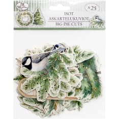 J.K. Primeco 25 pcs Christmas green/gold Big die cuts