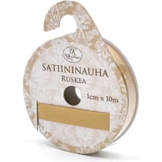 J.K.Primeco ruskea satiininauha