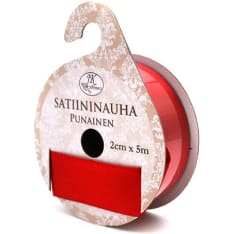 Satin ribbon 2cm x 5m red