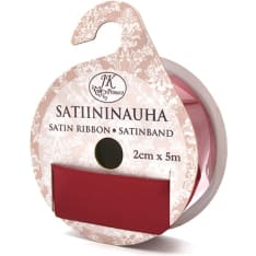 Satin ribbon 2cm x 5m dark red