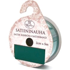 J.K. Primeco metsänvihreä satiininauha