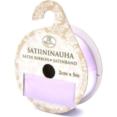 J.K. Primeco vaalea lila satiininauha