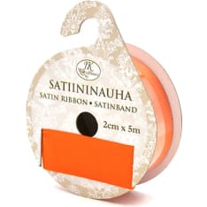 J.K. Primeco oranssi satiininauha