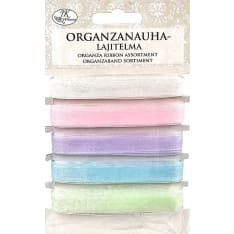 J.K. Primeco Pastel Organza ribbon assortment