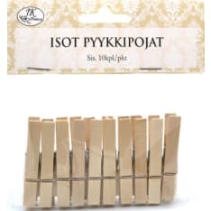 Clothespins big red 10pcs