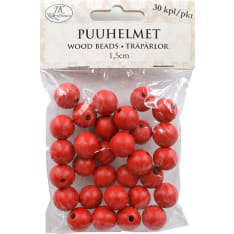 J.K.Primeco punaiset puuhelmet