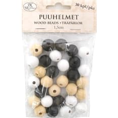 J.K. Primeco Naturlajitelma puuhelmet
