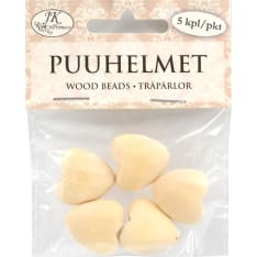 J.K. Primeco sydän puuhelmet