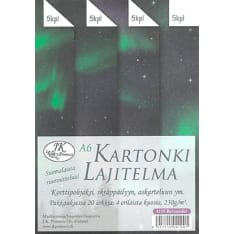 J.K. Primeco Card assortment A6 Northern lights 20pcs