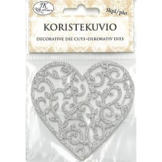 J.K. Primeco Sydän glitter koristekuvio