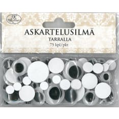 Googly eye, self-adhesive assortment 75pcs