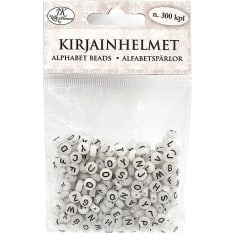 J.K. Primeco 300kpl pimeässä hohtavat kirjainhelmet
