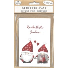 J.K. Primeco Die cut card Pukki ja muori 5pcs