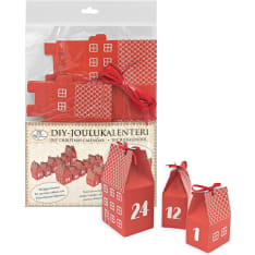 J.K. Primeco DIY Christmas calendar Houses red