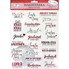J.K. Primeco Joulutekstit punamusta Washi sticker