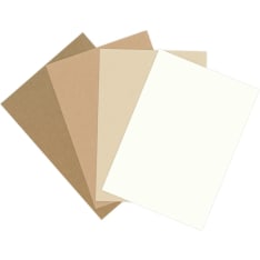 JK Primeco 40 sheets A6 natural assortment cardboard